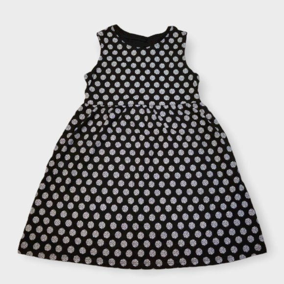 Old Navy Other - Old Navy Jersey-Knit Sleeveless Polka-Dot Dress, 4T, Black & White
